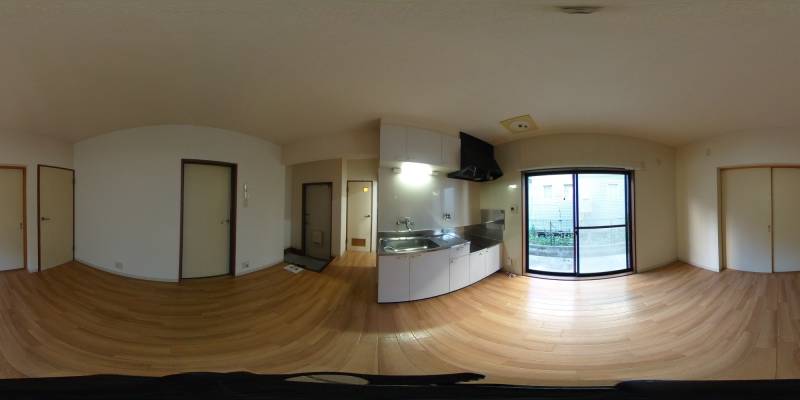 パノラマ画像リビング