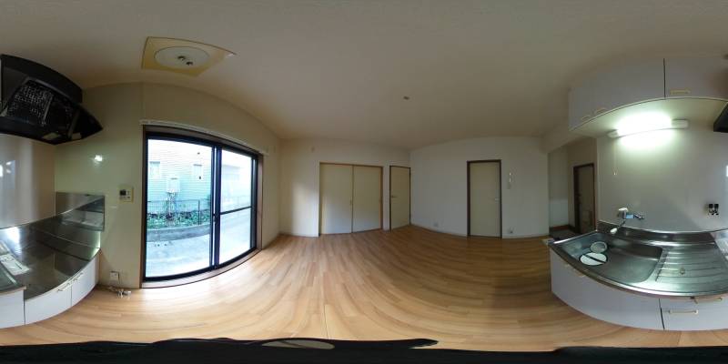 パノラマ画像キッチン