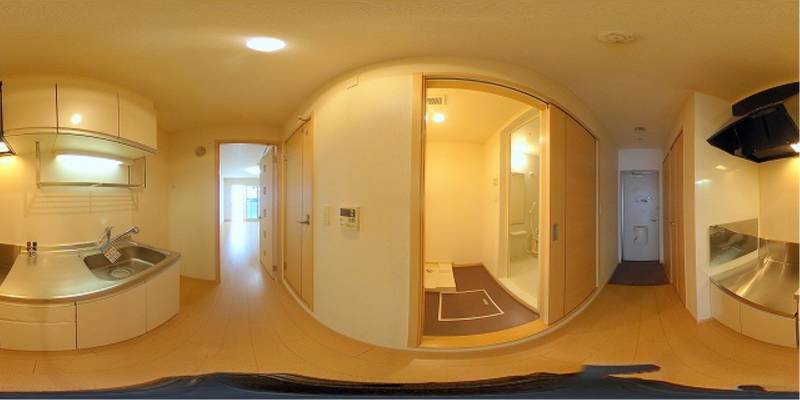 パノラマ画像キッチン