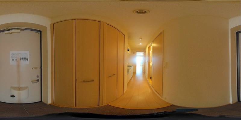 パノラマ画像玄関