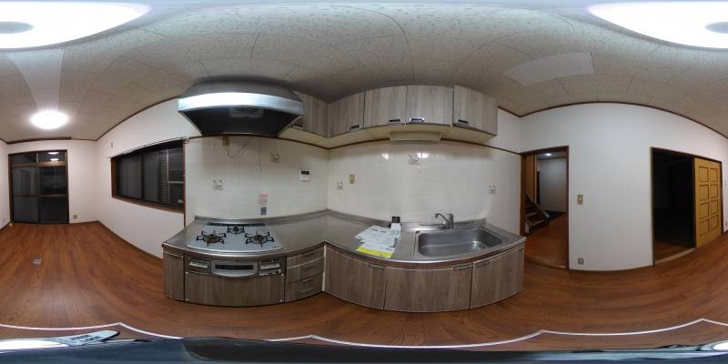 パノラマ画像キッチン