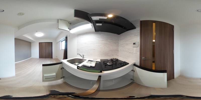 パノラマ画像キッチン