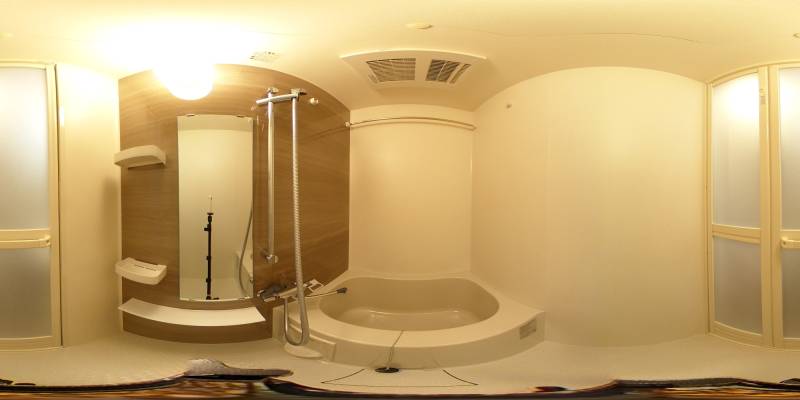 パノラマ画像バスルーム