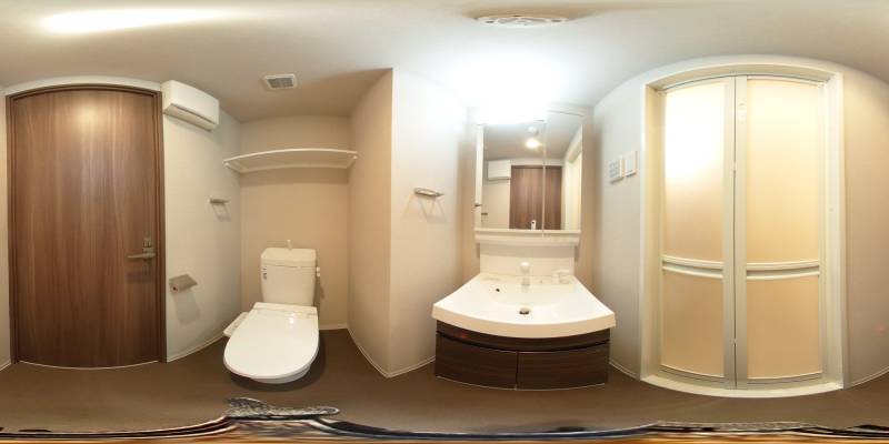 パノラマ画像洗面所