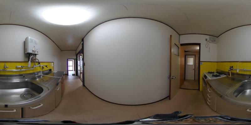 パノラマ画像キッチン