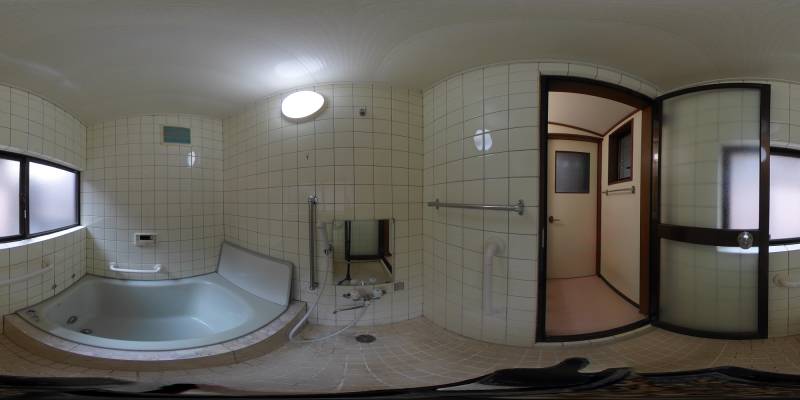 パノラマ画像バスルーム