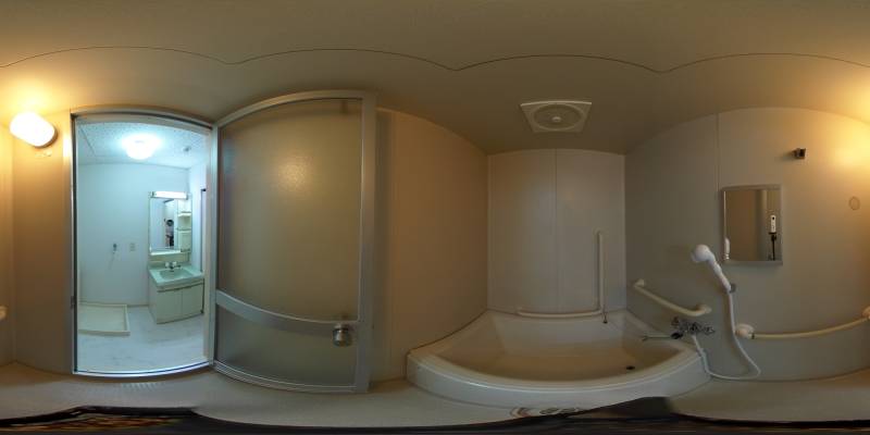 パノラマ画像バスルーム