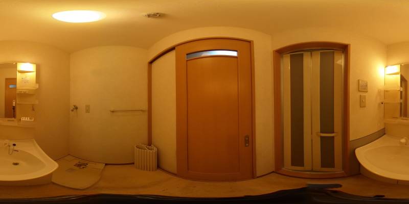 パノラマ画像洗面所