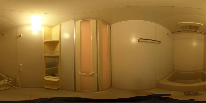 パノラマ画像バスルーム