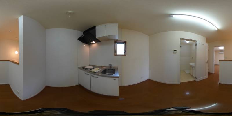 パノラマ画像キッチン