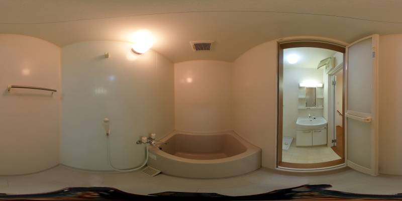 パノラマ画像バスルーム