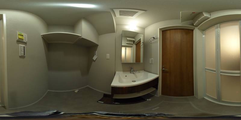 パノラマ画像洗面所