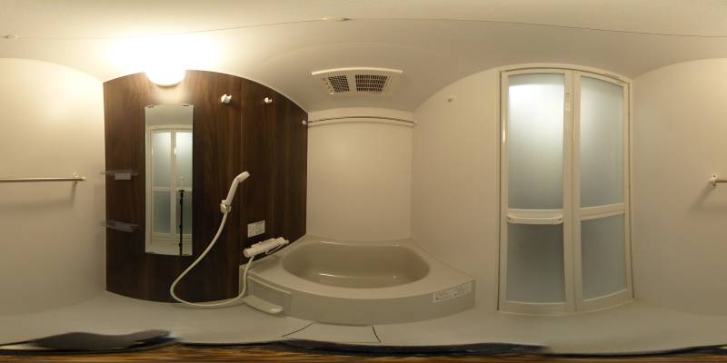 パノラマ画像バスルーム