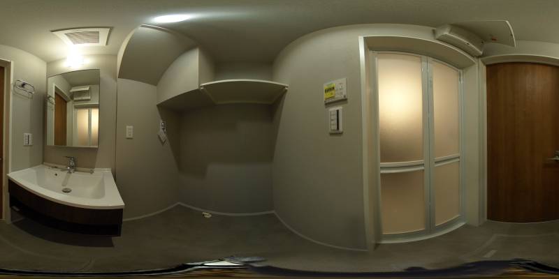 パノラマ画像洗面所