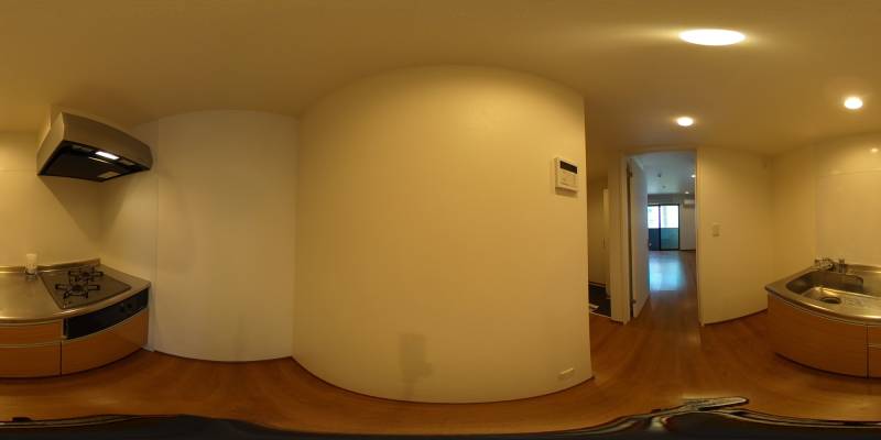 パノラマ画像キッチン