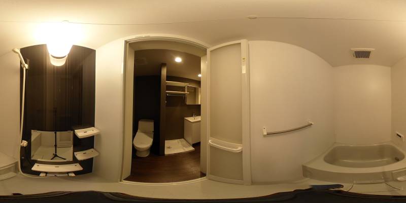パノラマ画像バスルーム
