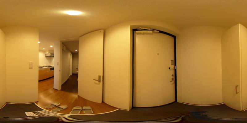 パノラマ画像玄関