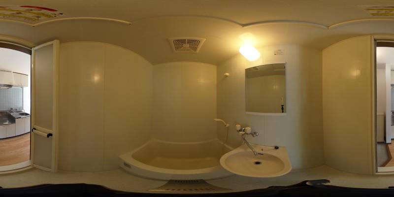 パノラマ画像バスルーム