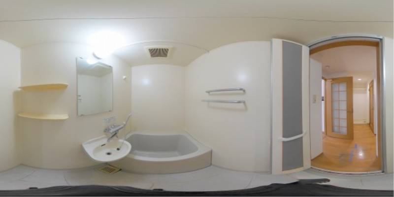 パノラマ画像バスルーム