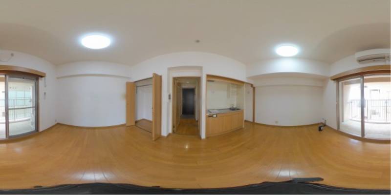 パノラマ画像洋室