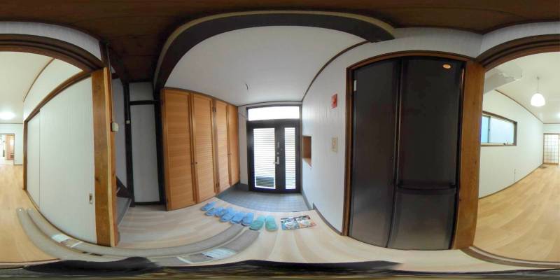 パノラマ画像玄関