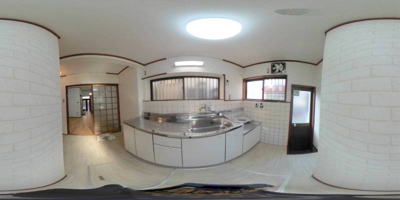 パノラマ画像キッチン