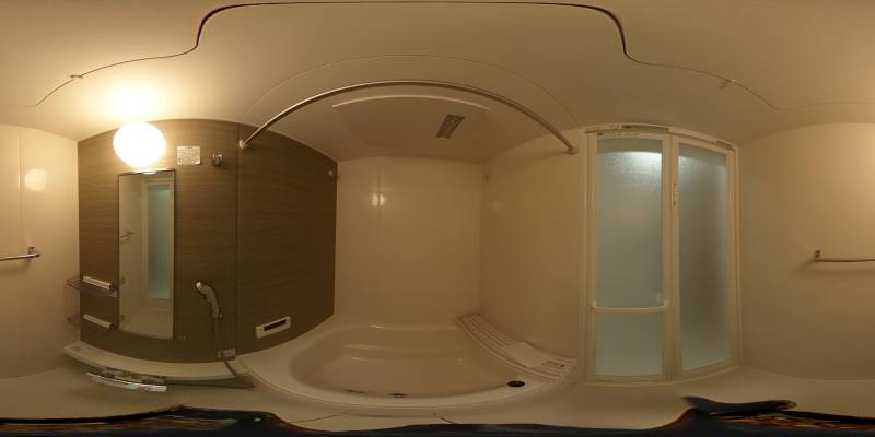 パノラマ画像バスルーム