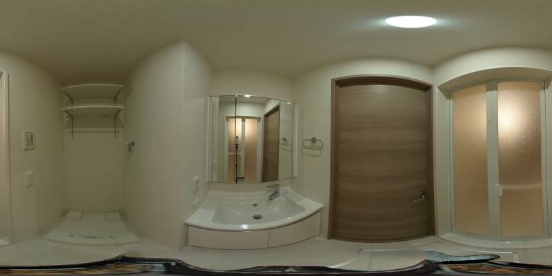 パノラマ画像洗面所