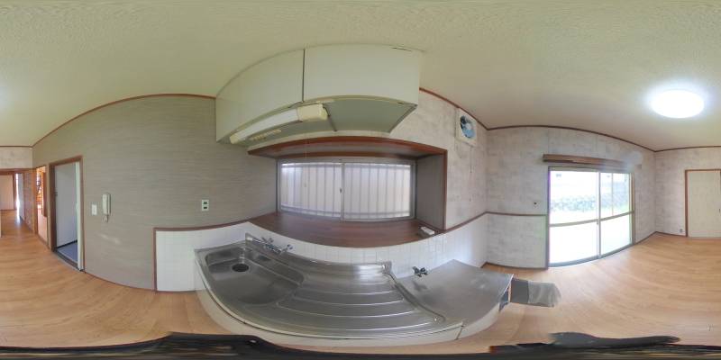 パノラマ画像キッチン