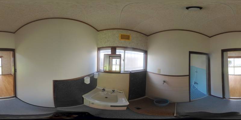 パノラマ画像洗面所