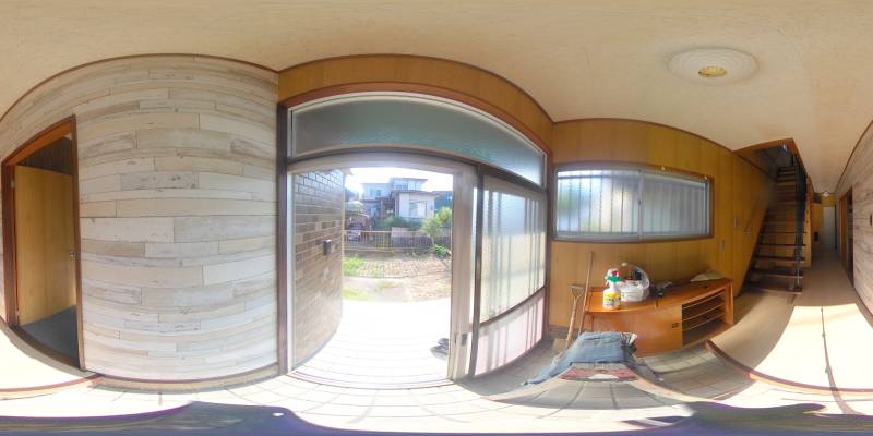 パノラマ画像玄関