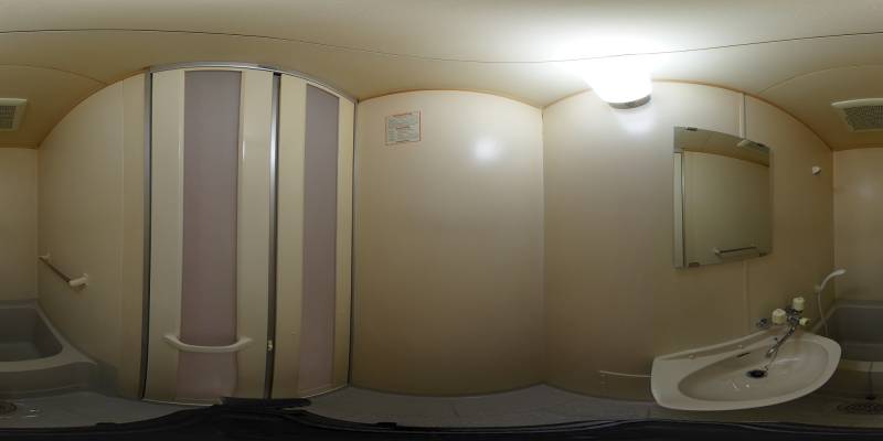 パノラマ画像バスルーム