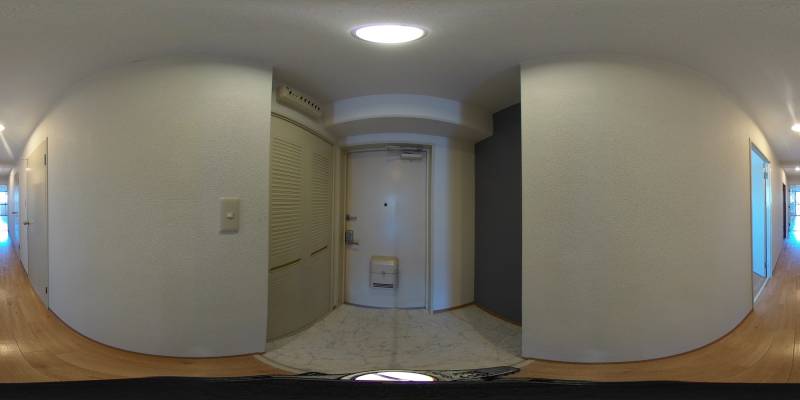 パノラマ画像玄関