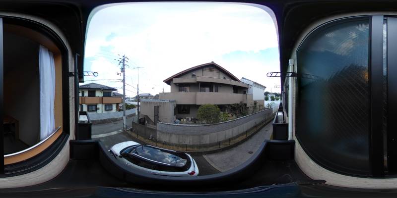 パノラマ画像バルコニー