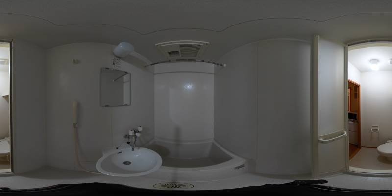 パノラマ画像バスルーム