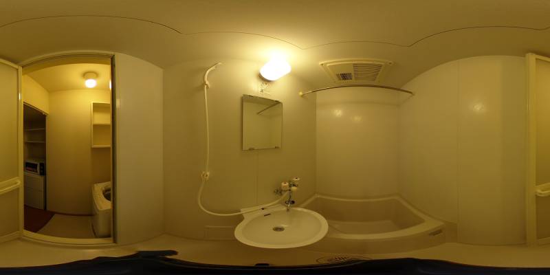 パノラマ画像バスルーム