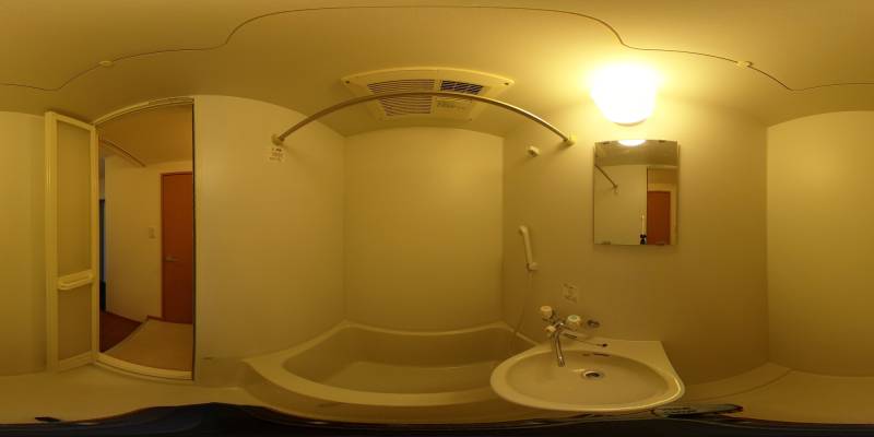 パノラマ画像バスルーム