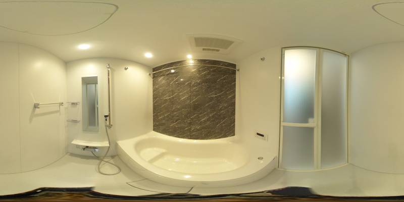 パノラマ画像バスルーム