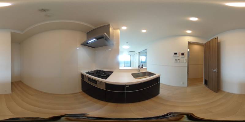パノラマ画像キッチン