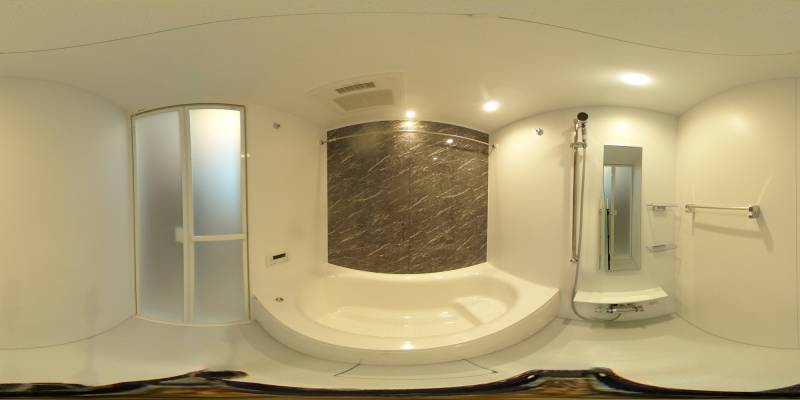 パノラマ画像バスルーム