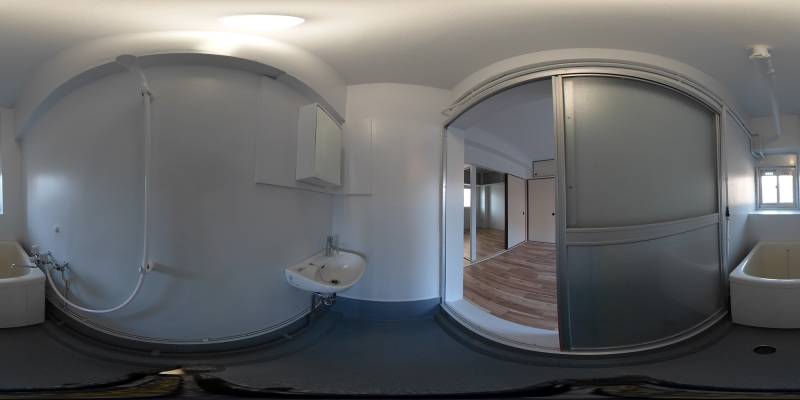 パノラマ画像バスルーム