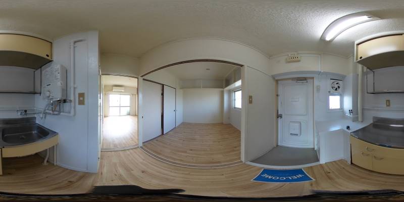 パノラマ画像キッチン
