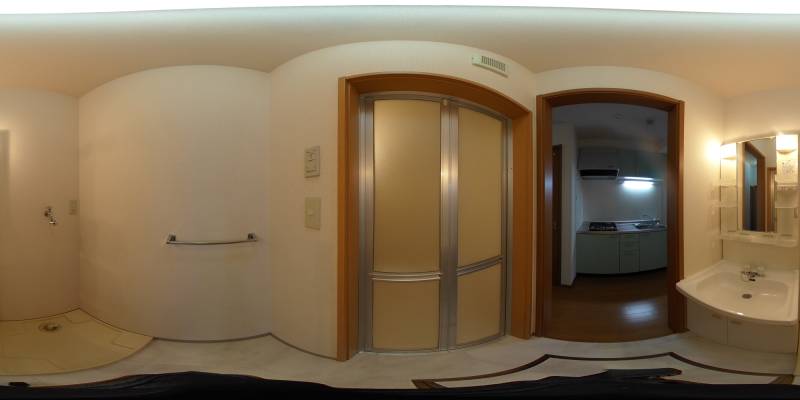 パノラマ画像洗面所