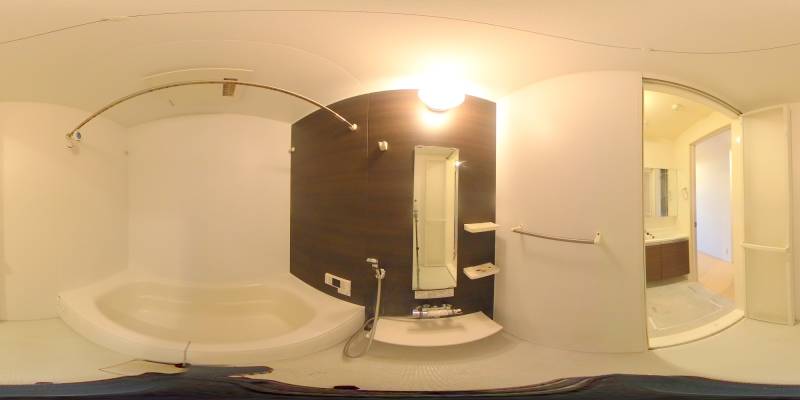 パノラマ画像バスルーム