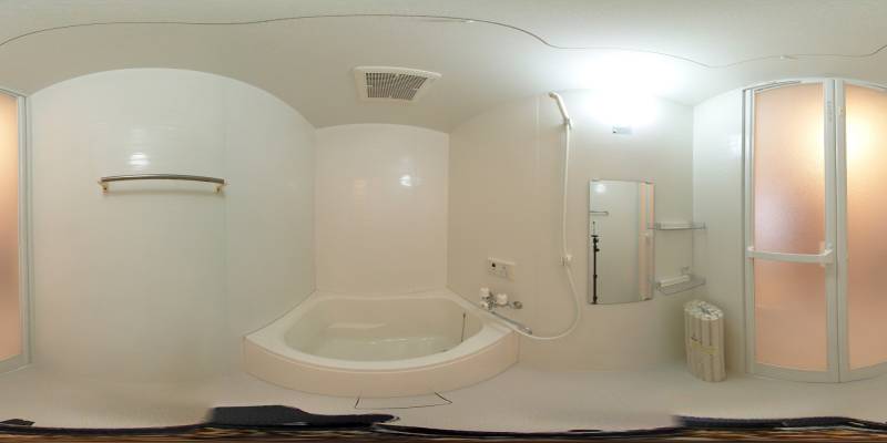 パノラマ画像バスルーム