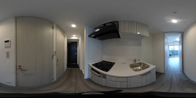 パノラマ画像キッチン