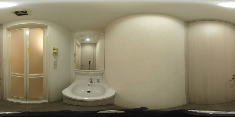 パノラマ画像洗面所