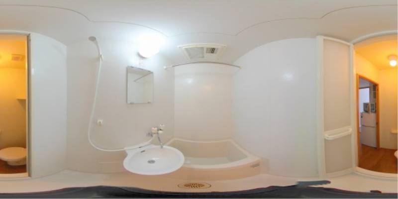 パノラマ画像バスルーム