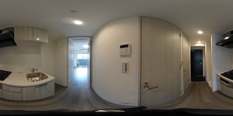 パノラマ画像キッチン