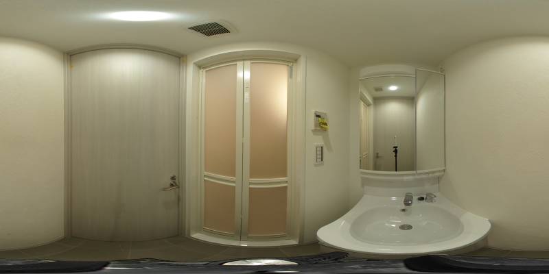 パノラマ画像洗面所